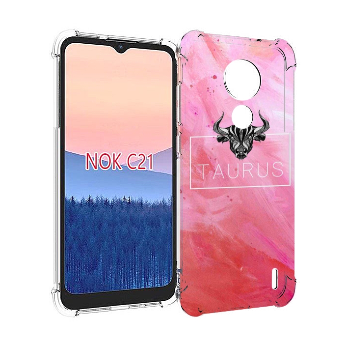 

Чехол MyPads знак-зодиака-телец-3 для Nokia C21, Прозрачный, Tocco