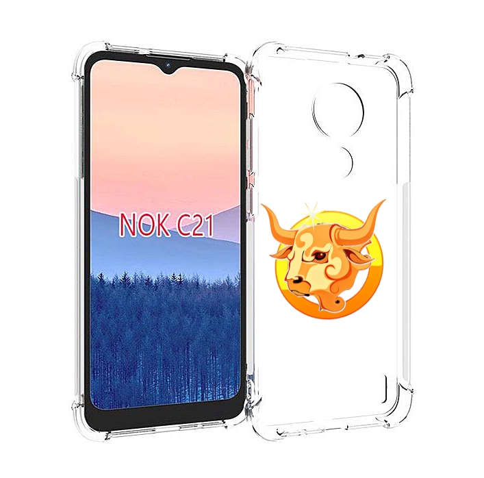 

Чехол MyPads знак-зодиака-телец-6 для Nokia C21, Прозрачный, Tocco