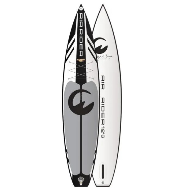 

Sup-борд Aqua Inc AirRider Carbon Tech 12'6" 381x71 см белый/черный