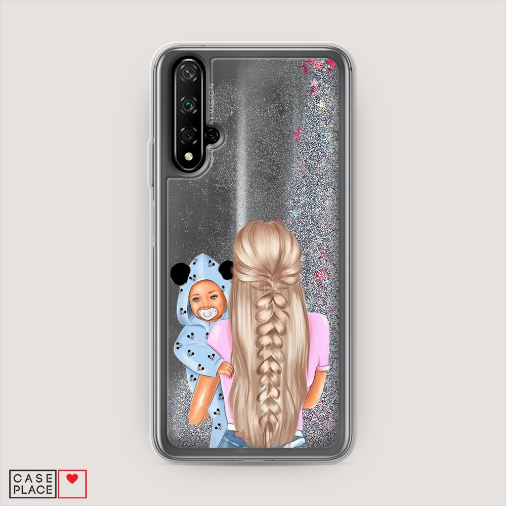 

Чехол Awog на Honor 20/Huawei Nova 5T "Молодая мама", Разноцветный, 69591-1