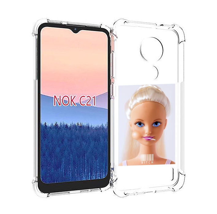 

Чехол MyPads барби для Nokia C21, Прозрачный, Tocco