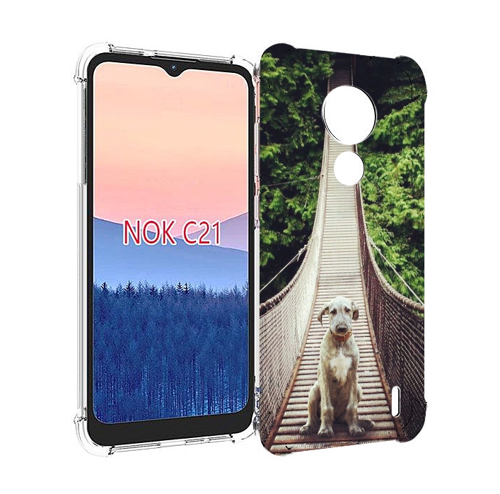 

Чехол MyPads ирландскии волкодав для Nokia C21, Прозрачный, Tocco