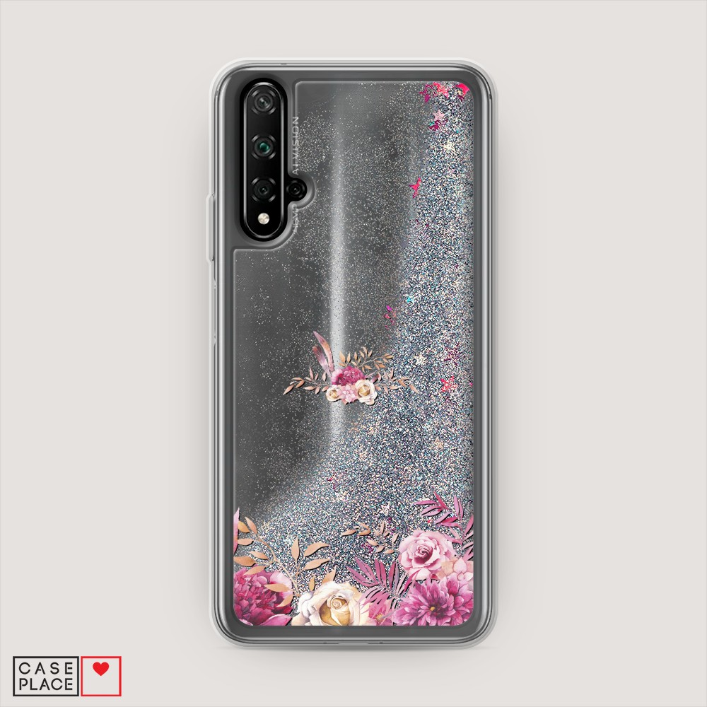 

Чехол Awog на Honor 20/Huawei Nova 5T "Нежные розовые цветы", Разноцветный, 69591-1