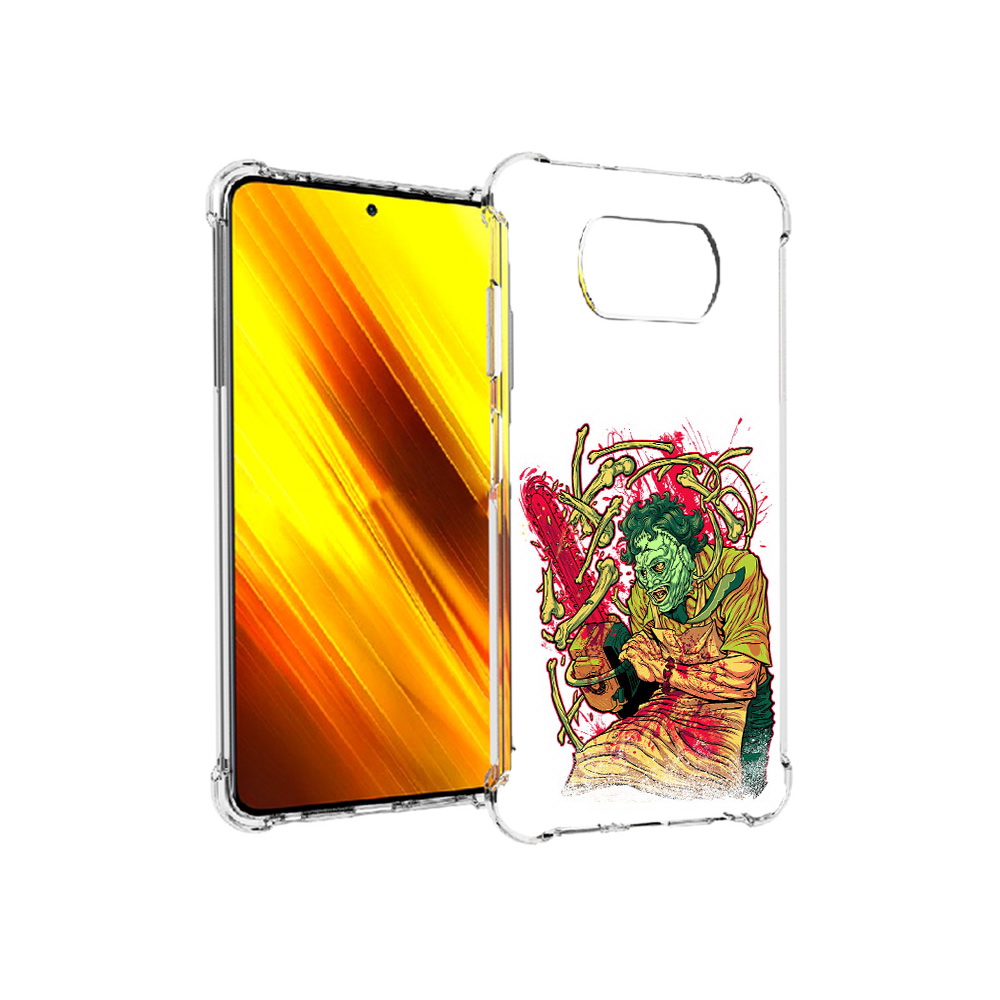 

Чехол MyPads Tocco для Xiaomi Poco X3 яркий мясник (PT154881.262.711), Прозрачный, Tocco