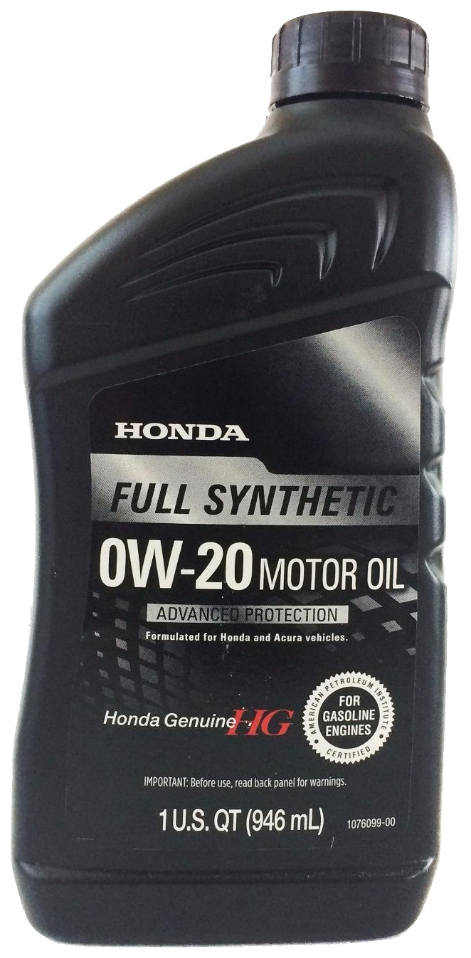 Моторное масло Honda синтетическое Full Synthetic 0W20 0,946л