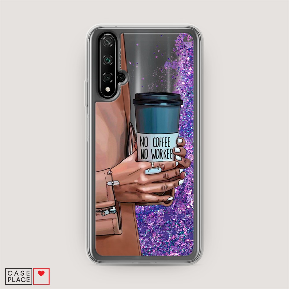 

Чехол Awog на Honor 20/Huawei Nova 5T "No coffee", Разноцветный, 69592-1