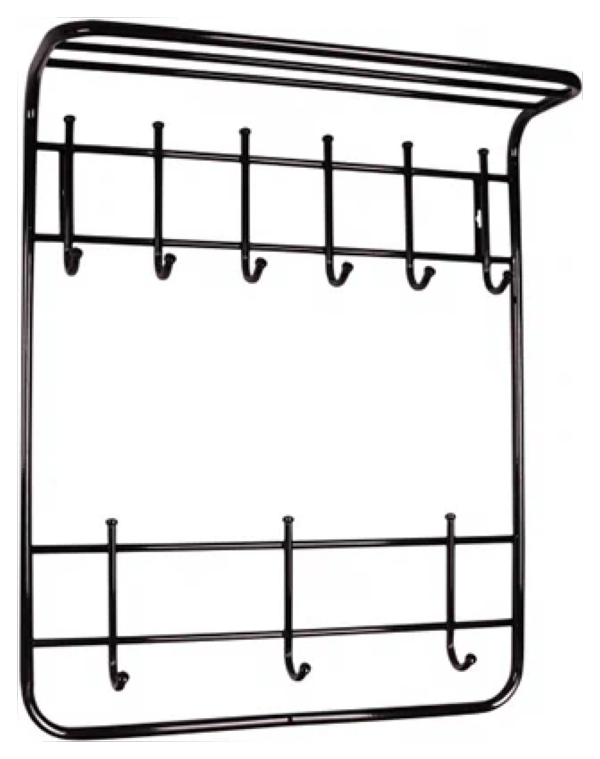 фото Вешалка 2-х ярусная 600х220х575 мм nobrand