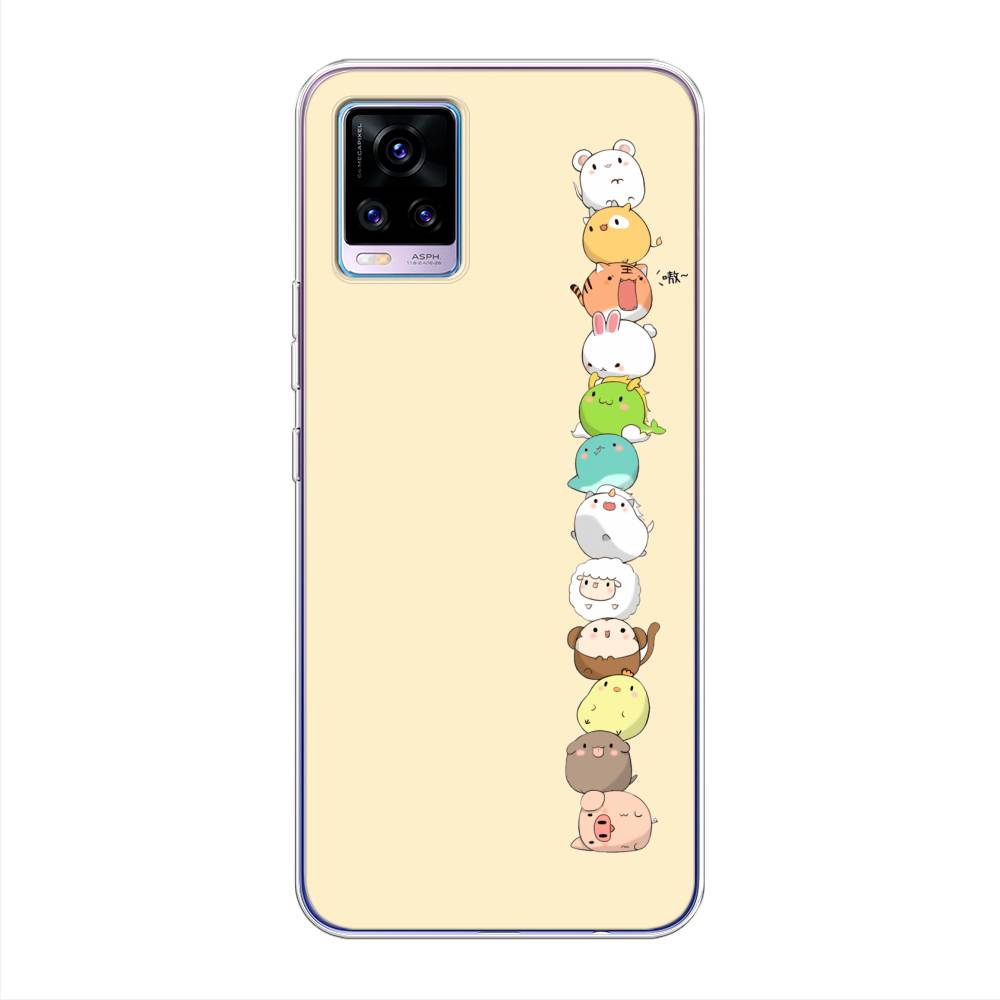 

Чехол Awog на Vivo V20 "Питомцы Чиби", Разноцветный, 263350-2