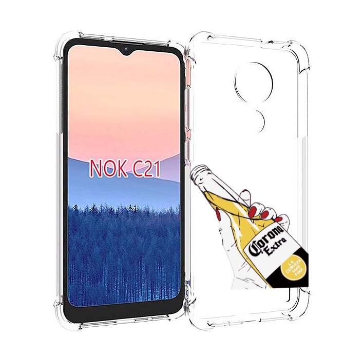 

Чехол MyPads корона екстра для Nokia C21, Прозрачный, Tocco