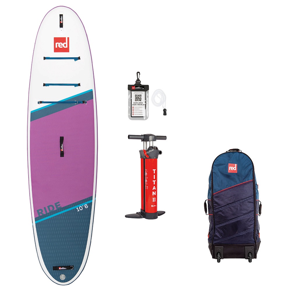 фото Sup-борд red paddle 10.6 ride se 2022 320x81 см фиолетовый/синий