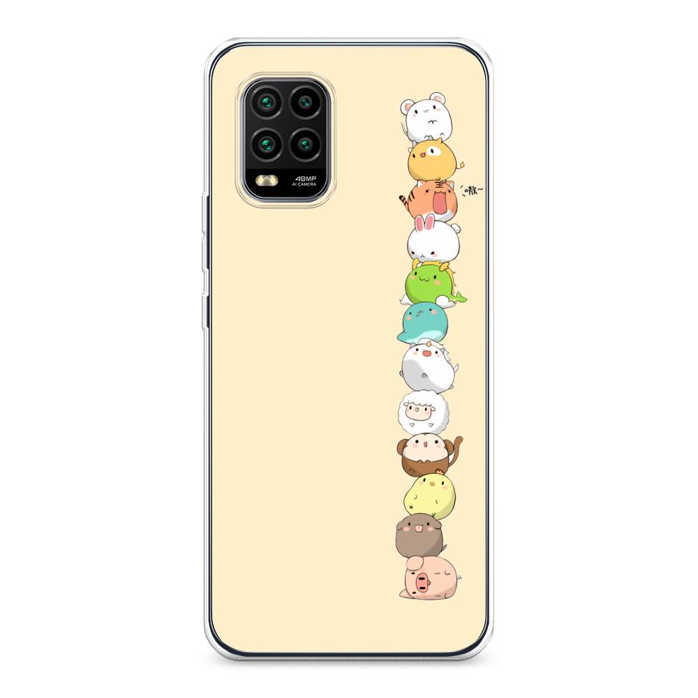 

Чехол Awog на Xiaomi Mi 10 Lite "Питомцы Чиби", Разноцветный, 38550-2