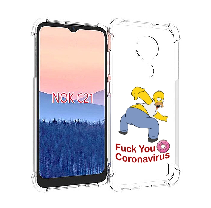 

Чехол MyPads корона-уходи для Nokia C21, Прозрачный, Tocco