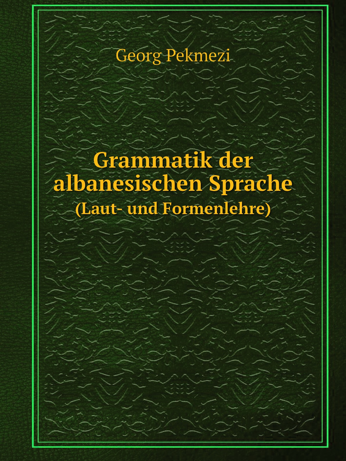 

Grammatik der albanesischen Sprache