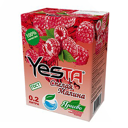 Напиток сокосодержащий детский Yesta Спелая Малина с 3 лет 0,95 л