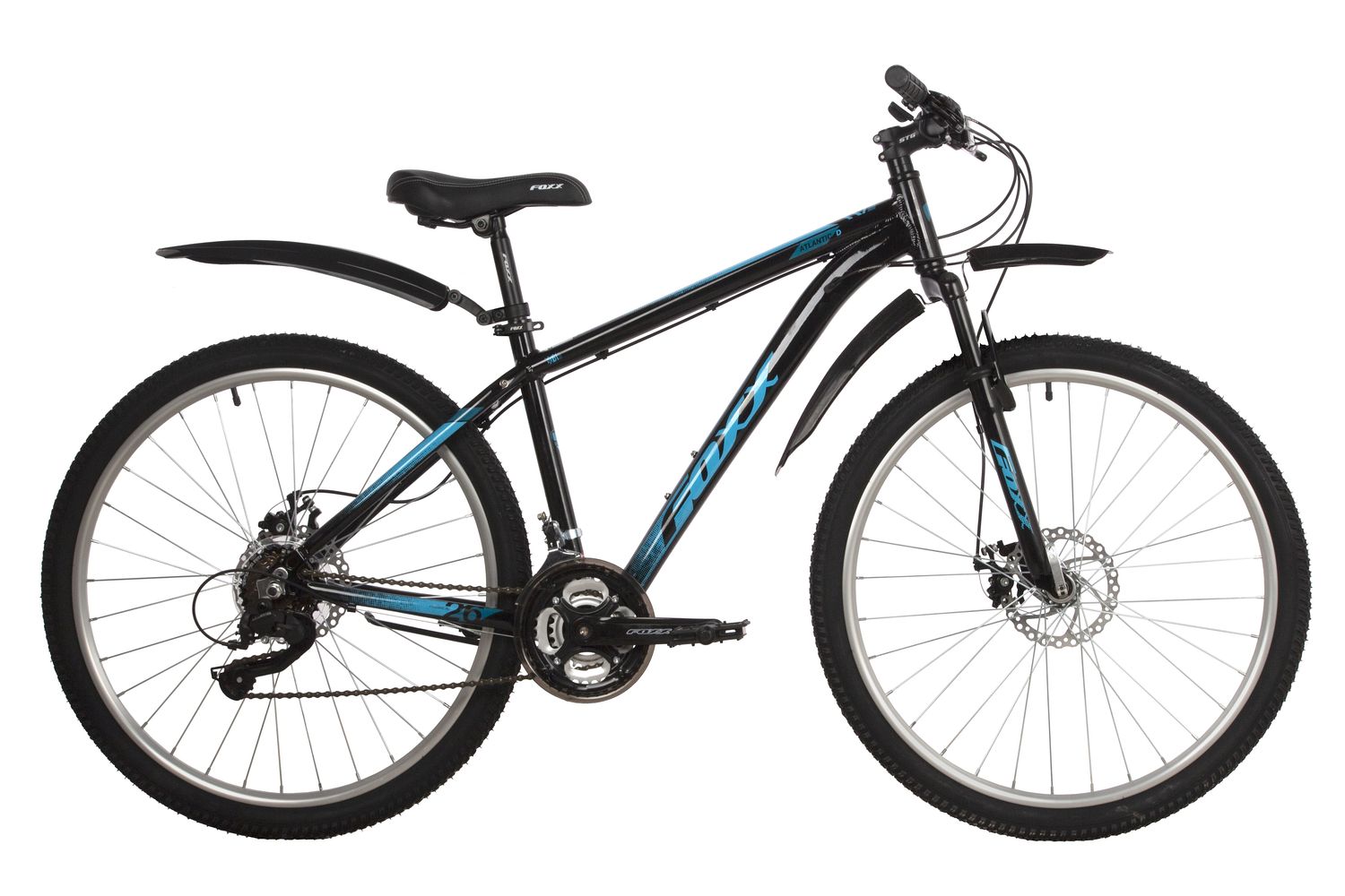 

Велосипед Foxx 26AHD.ATLAND.16BK2 черный 154643, Atlantic D