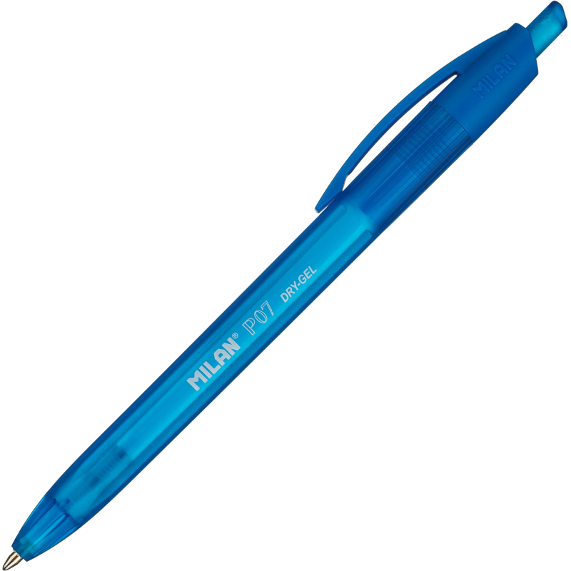 Ручка шариковая автоматическая MILAN Dry-Gel, 0,7мм, синий, 176540125, (2шт.)