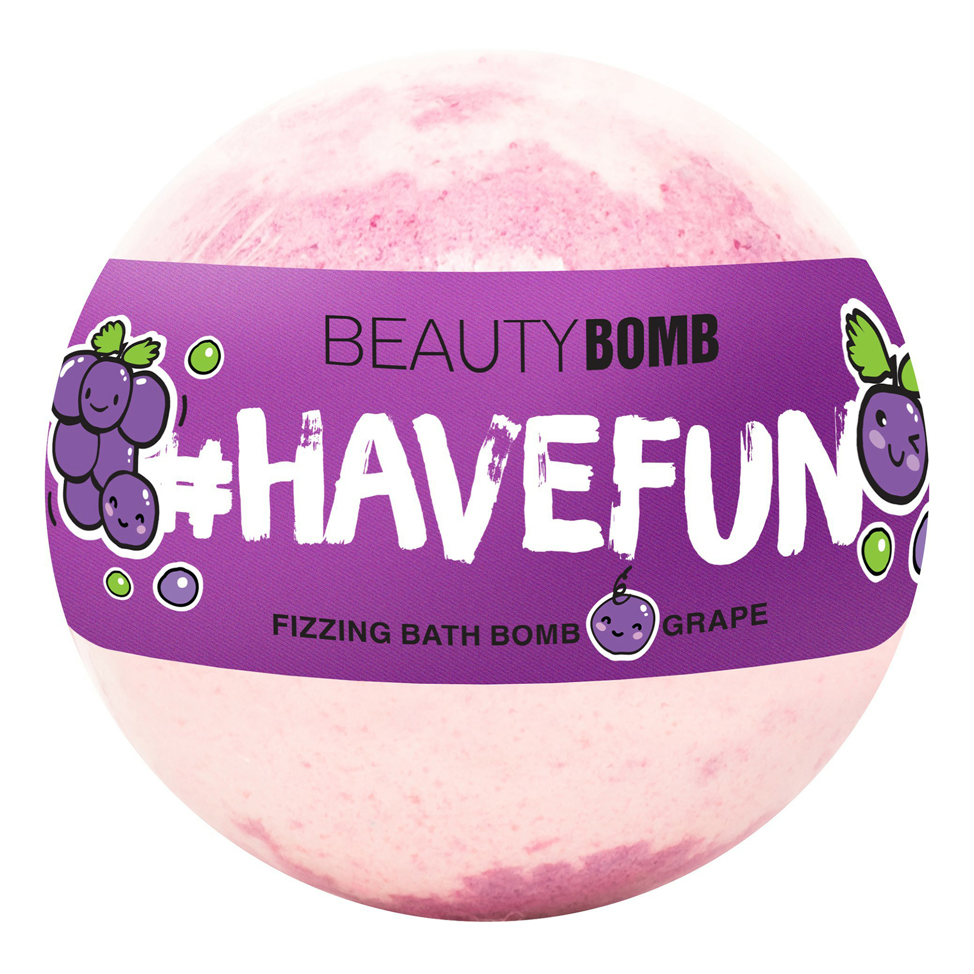 фото Соль для ванной beauty bomb have fun 01 grape 130 г