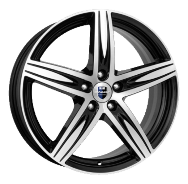 

Колесный диск K&K Андорра BFP 6.5x16/5x114.3 ET45 D67.1, Черный;серебристый