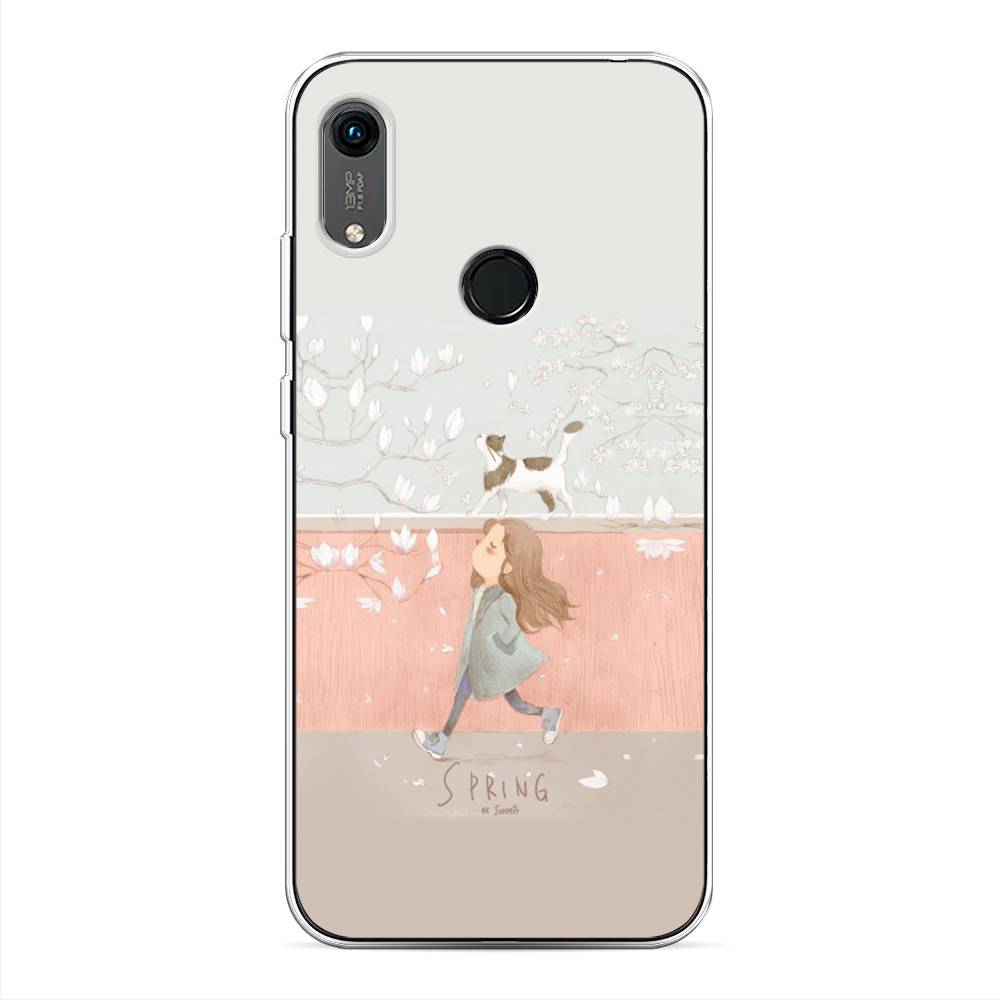 

Чехол Awog на Huawei Y6s "Девочка-весна", Разноцветный, 611550-7