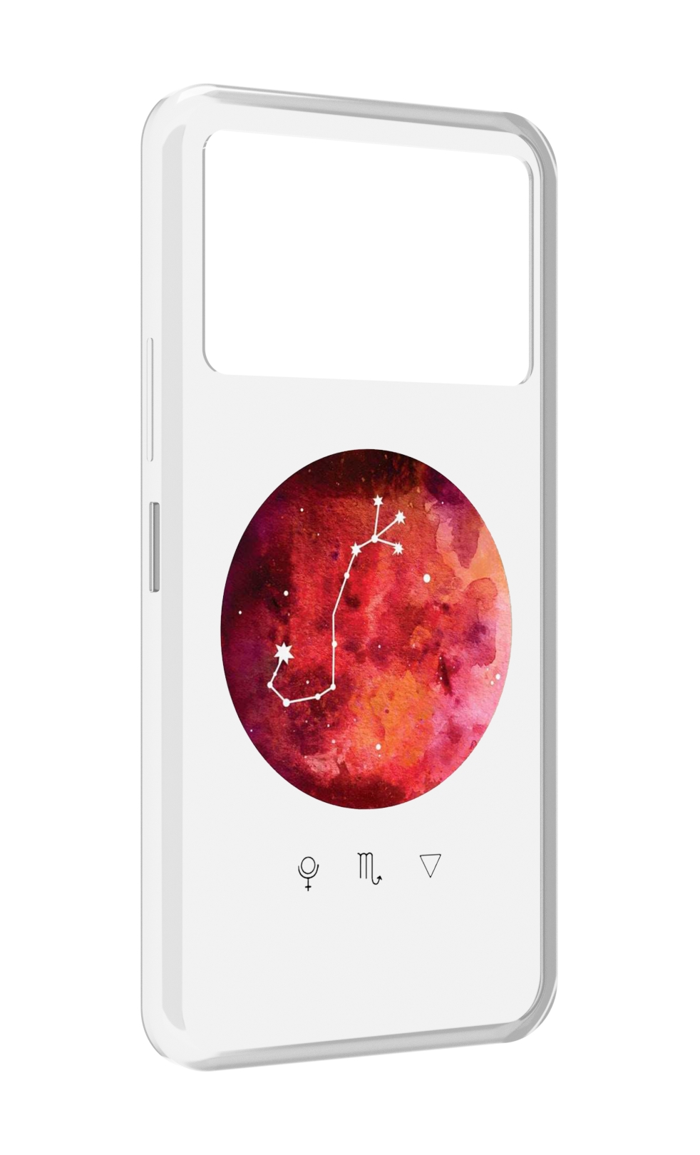 

Чехол MyPads знак зодиака скорпион 6 для Infinix NOTE 12 VIP (X672), Прозрачный, Tocco