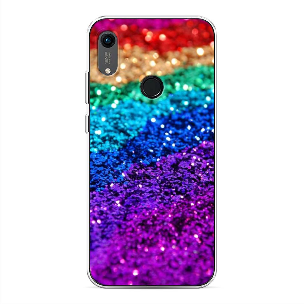 

Чехол Awog на Huawei Y6s "Блестящая радуга рисунок", Разноцветный, 611550-3