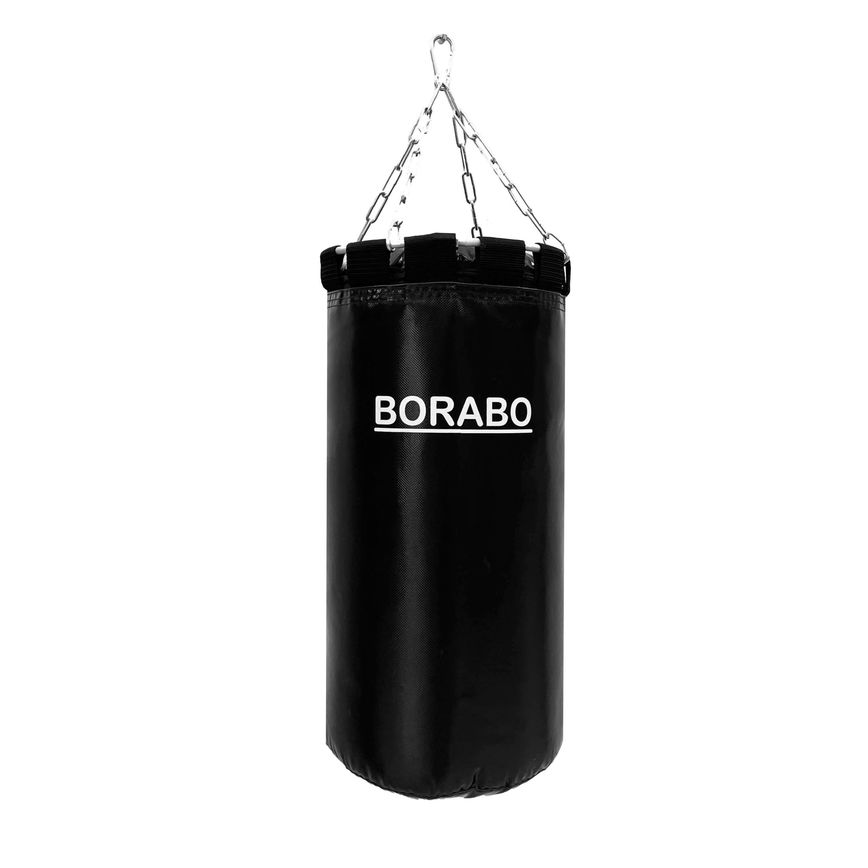 Боксерский мешок травмобезопасный Borabo 15 кг чёрный