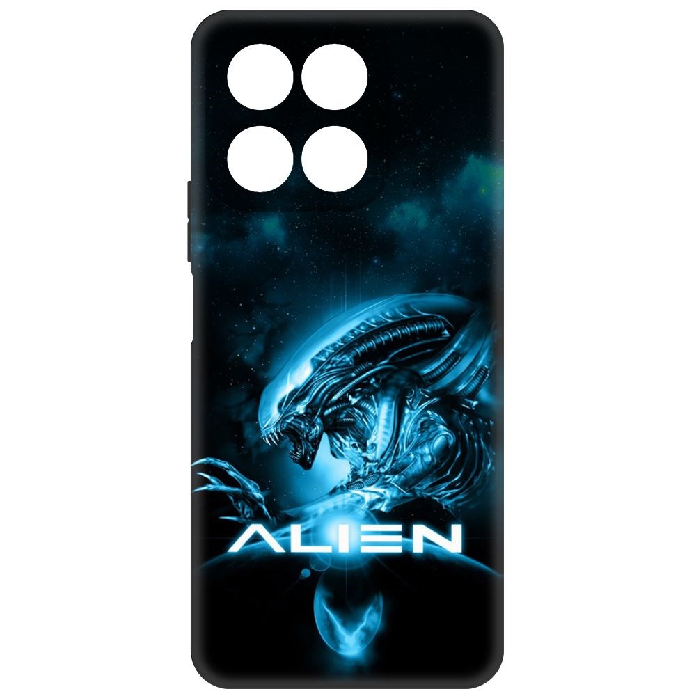 

Чехол-накладка Krutoff Soft Case Чужой. Космос для Honor X8a черный