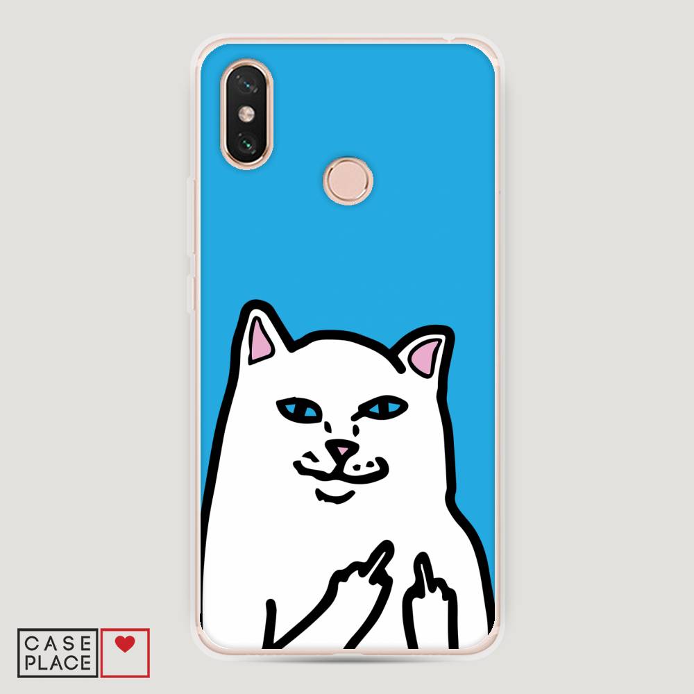 

Пластиковый чехол "Кот жесть" на Xiaomi Mi Max 3