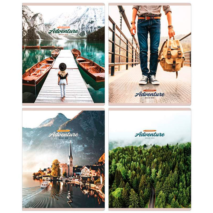 

Тетрадь 96л А5 клетка ArtSpace "Путешествия. New adventures" 311895