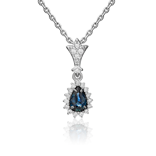 

Кулон из золота PLATINA jewelry 03-0540-00, сапфир/бриллиант, 03-0540-00