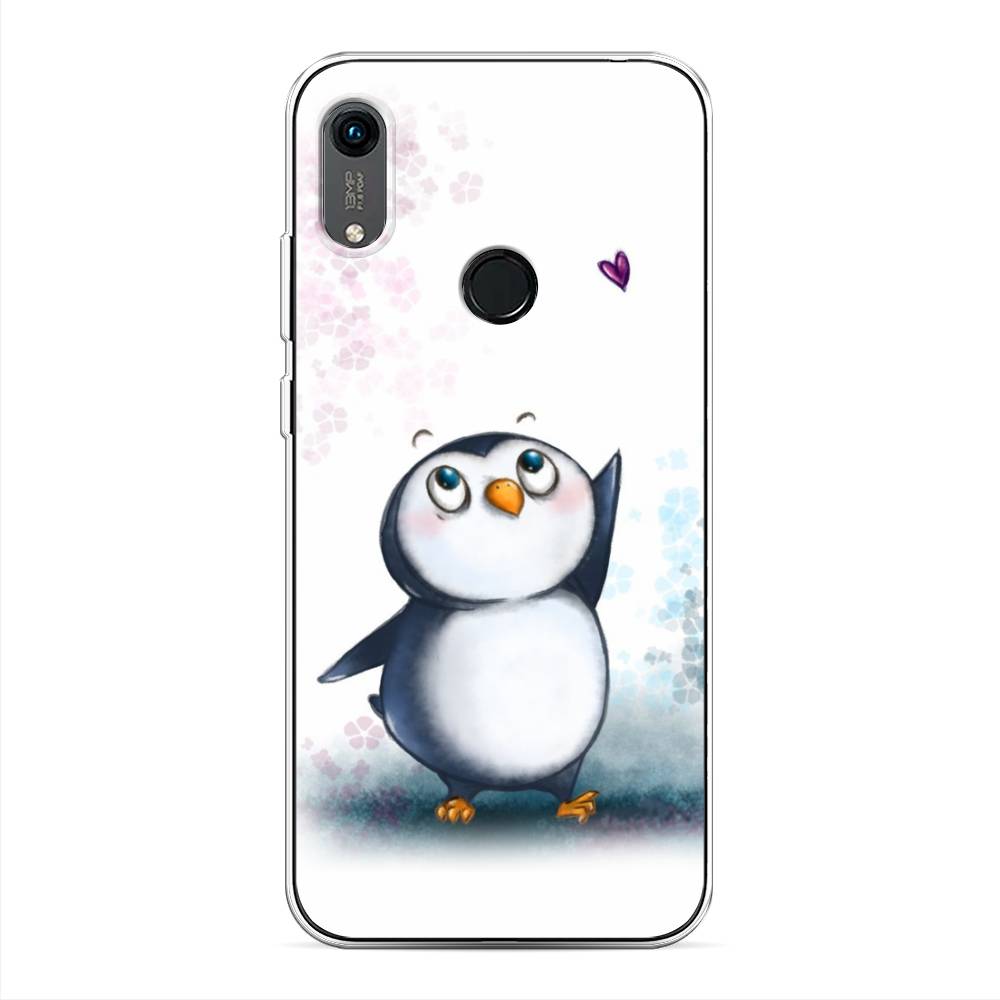 

Чехол Awog на Huawei Y6s "Пингвин и сердечко", Разноцветный, 611550-1