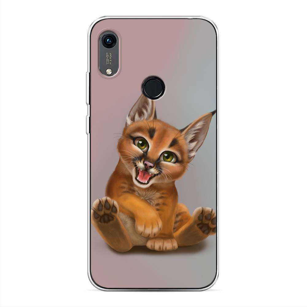 фото Чехол awog "малыш рыси" для huawei y6s