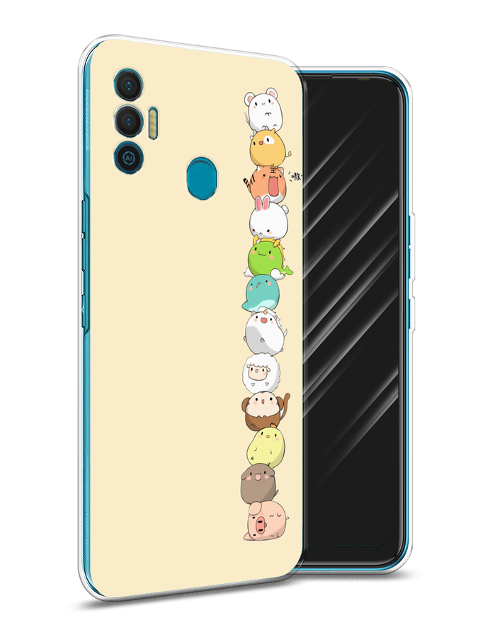 

Чехол Awog на Realme C15 "Питомцы Чиби", Разноцветный, 255050-2