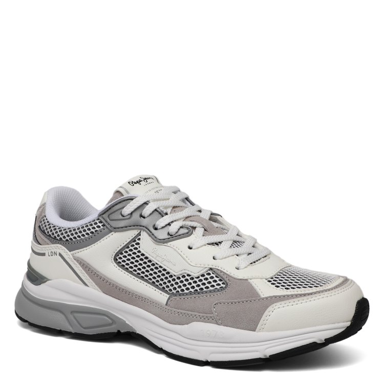 

Кроссовки мужские Pepe Jeans PMS60002 белые 46 EU, Белый, PMS60002