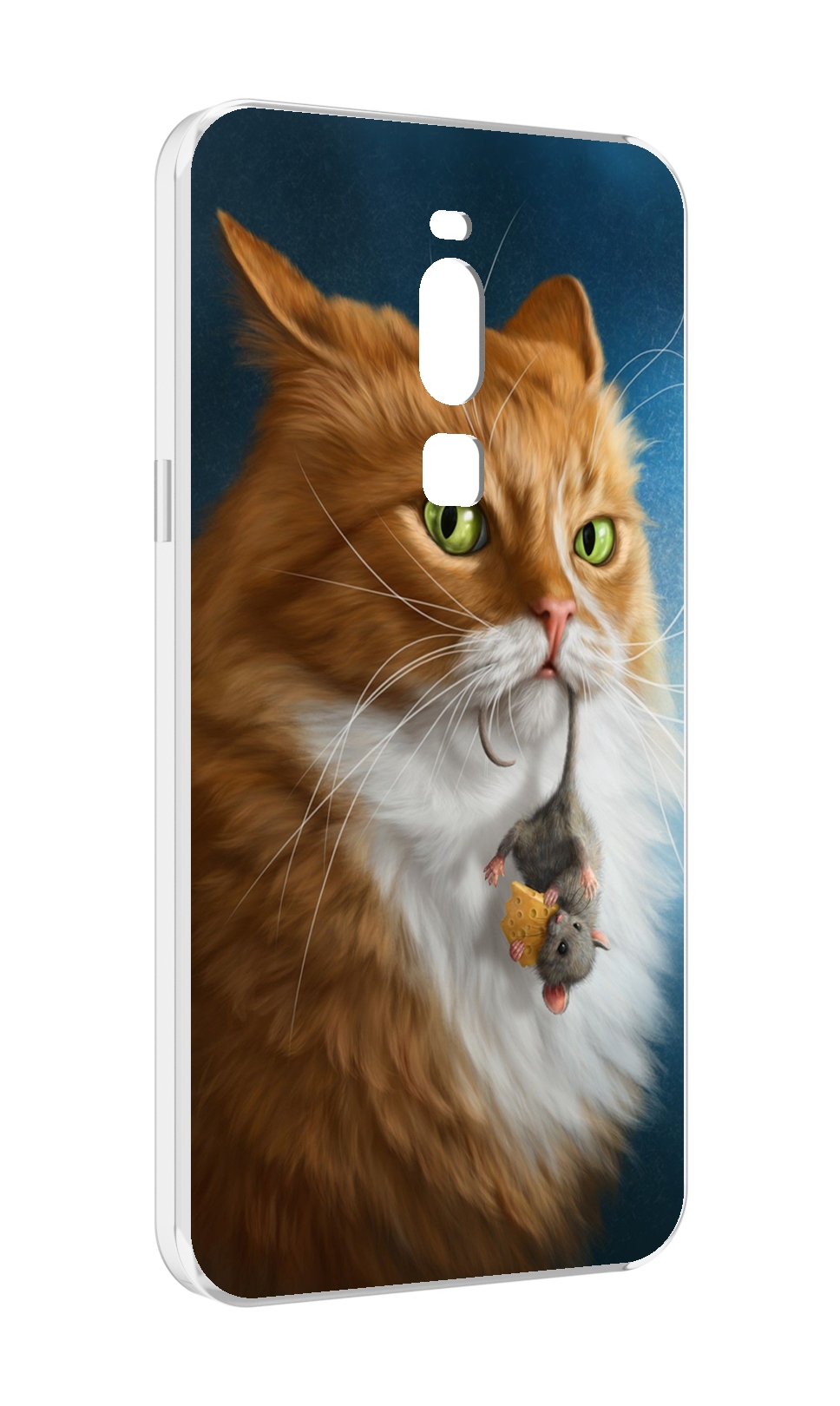 

Чехол MyPads Кот-и-мышь для Meizu Note 8, Прозрачный, Tocco