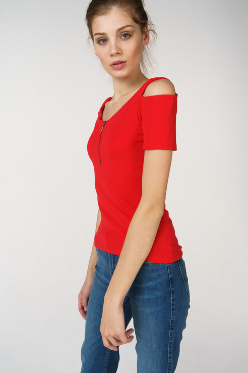 

Блуза женская adL 11533719000 красная S, 11533719000