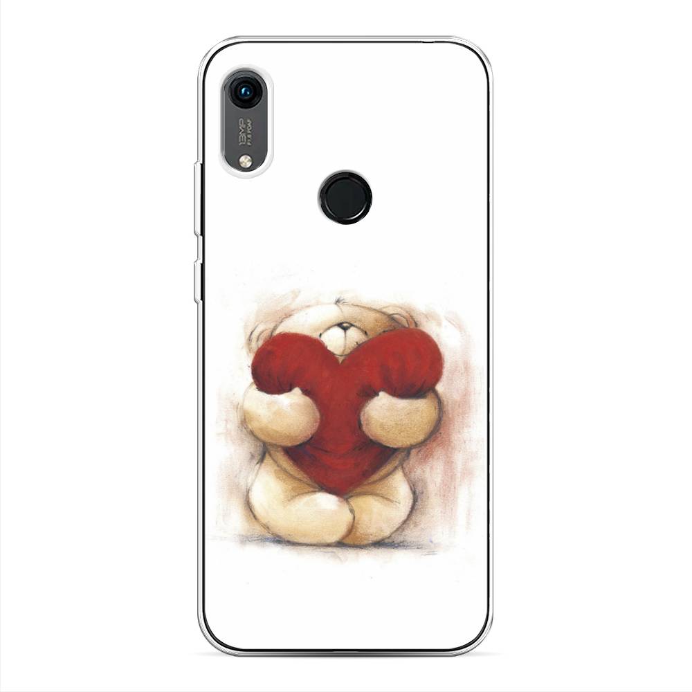 

Чехол Awog на Huawei Y6s "Мишка с сердцем 1", Разноцветный, 611550-6