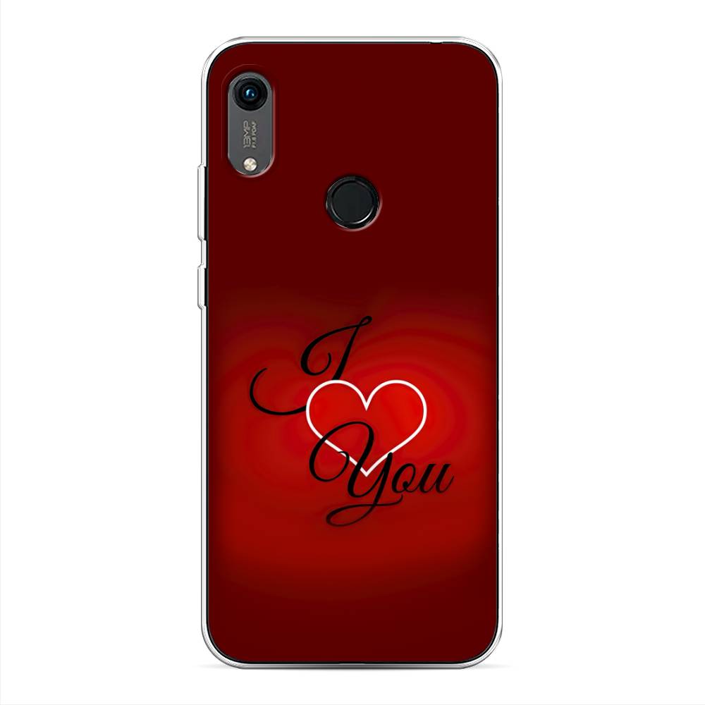 фото Чехол awog "i love you 3" для huawei y6s