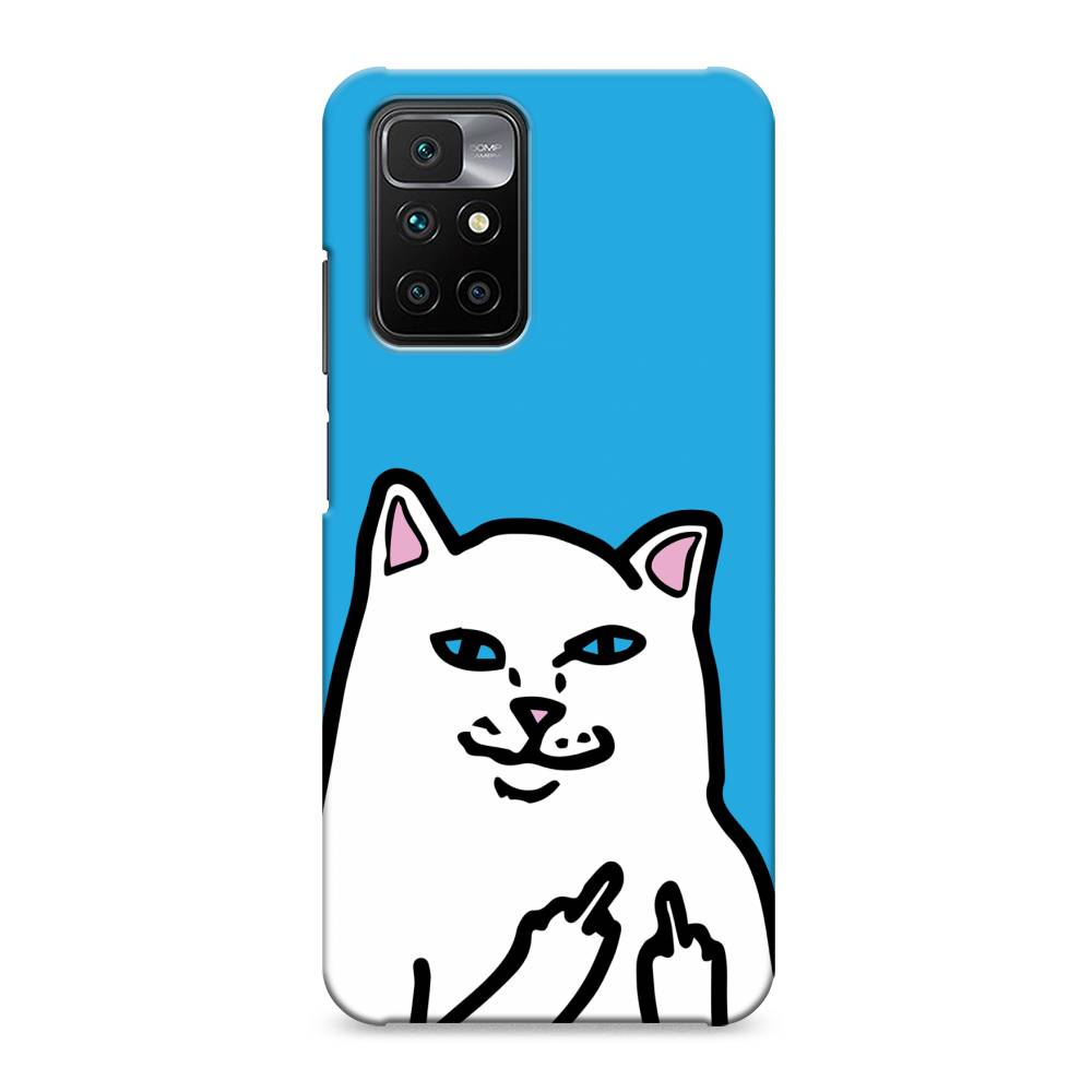 

Пластиковый чехол "Кот жесть" на Xiaomi Redmi 10, 311320-7