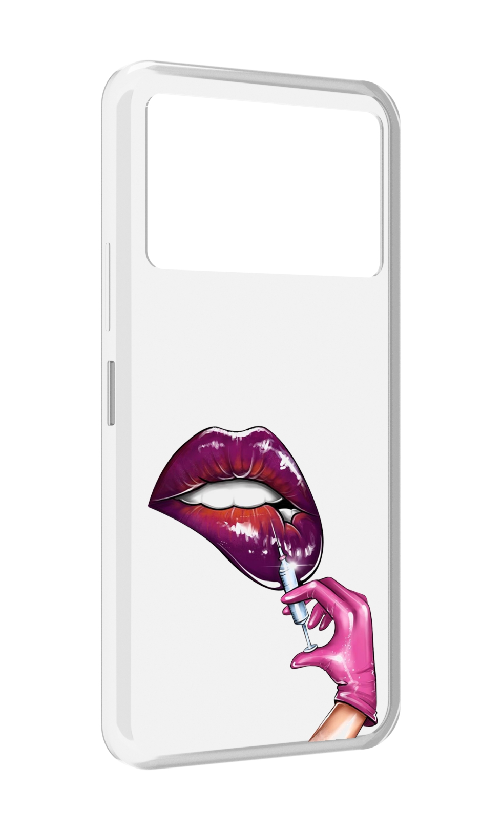 

Чехол MyPads качаем-губы для Infinix NOTE 12 VIP (X672), Прозрачный, Tocco