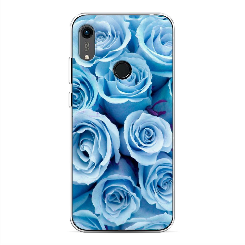 

Чехол Awog на Huawei Y6s "Лазурные розы", Разноцветный, 611550-8