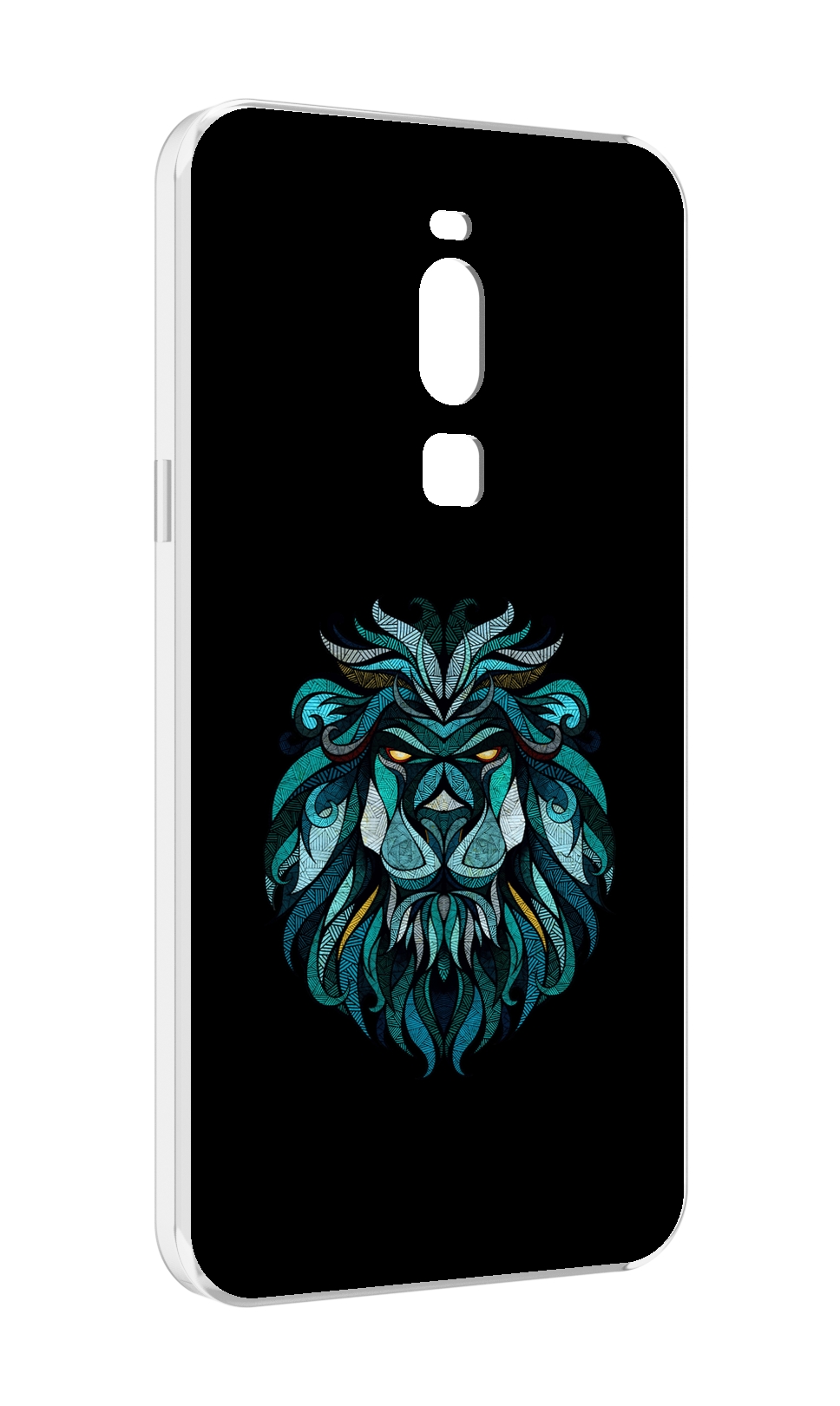 Чехол MyPads Лев-красивый-зеленый для Meizu Note 8