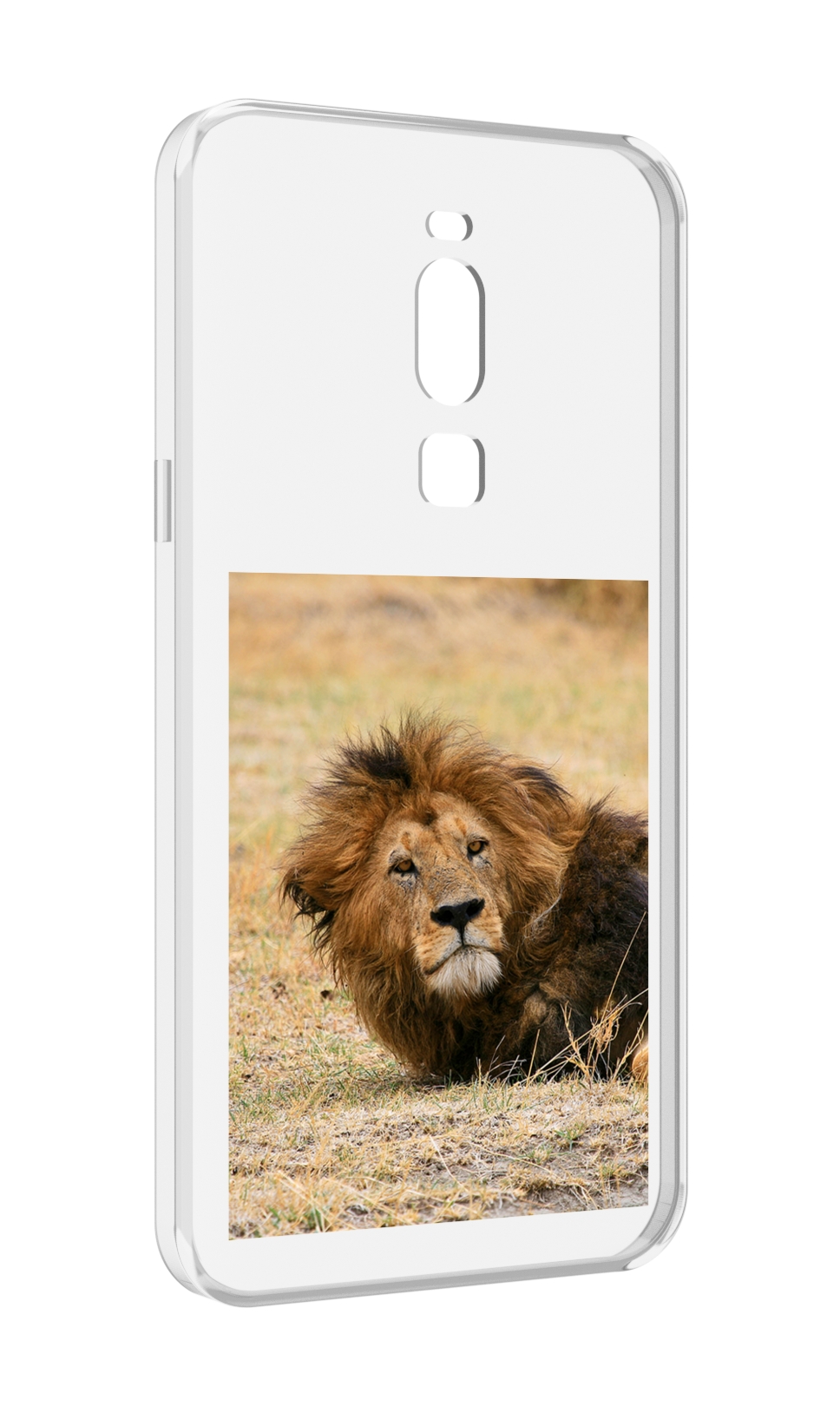 

Чехол MyPads Лев-лежит мужской для Meizu Note 8, Прозрачный, Tocco