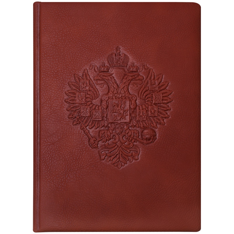 

Ежедневник Кожевенная мануфактура 136 листов, кожзам, Герб, коричневый, 136 листов, кожзам, "Герб", коричневый