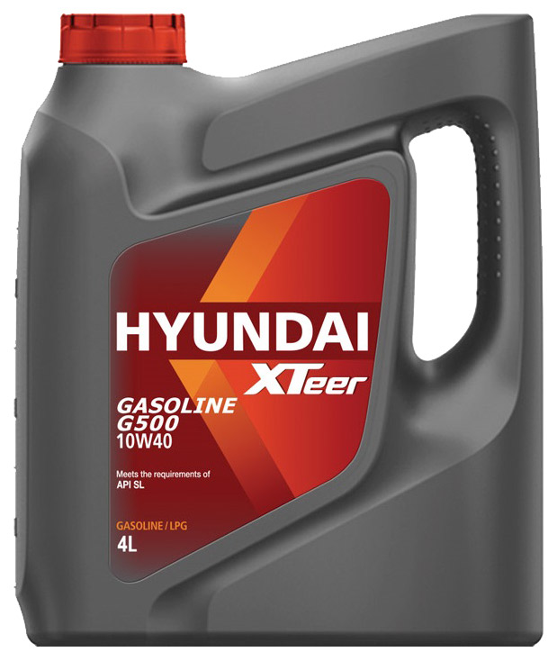 фото Масло моторное hyundai xteer gasoline g500 sl 10w40 4л hyundai-kia арт. 1041044