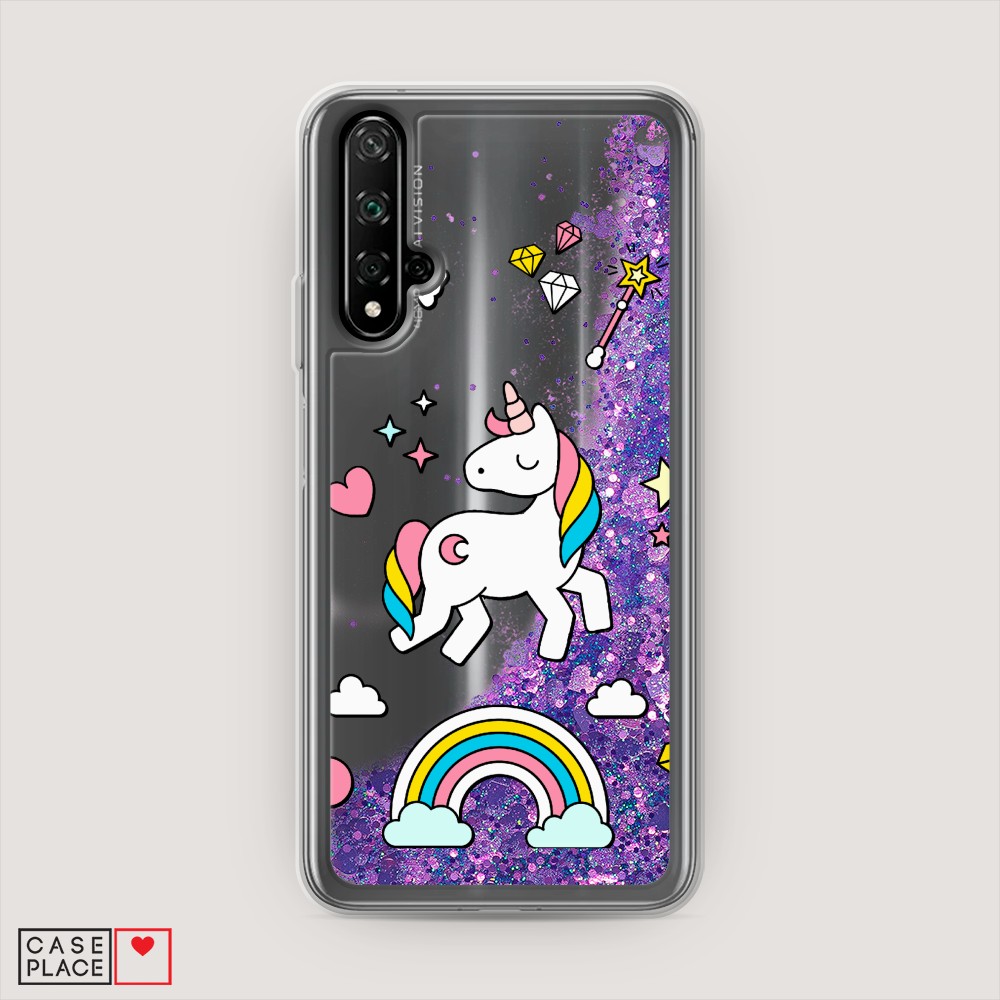

Чехол Awog на Honor 20/Huawei Nova 5T "Принцесса единорог", Разноцветный, 69592-1