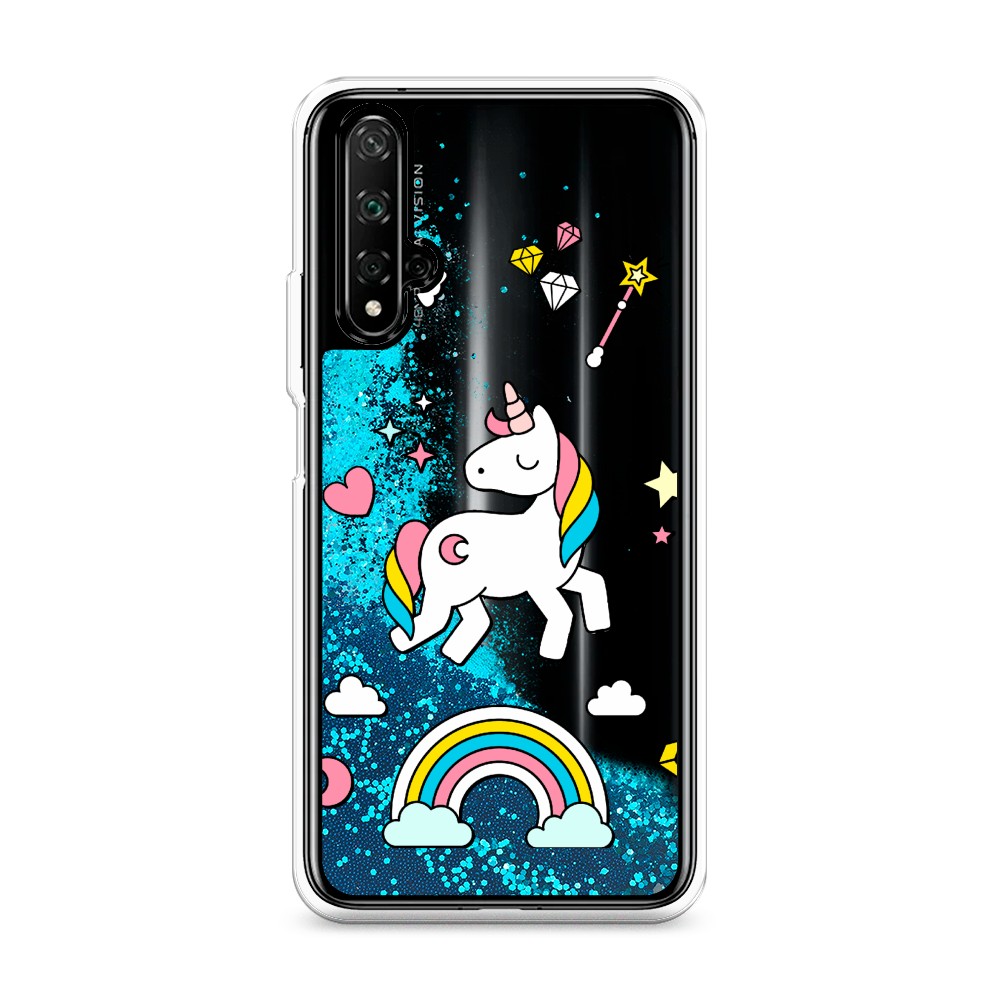 

Чехол Awog на Honor 20/Huawei Nova 5T "Принцесса единорог", Разноцветный, 69593-1