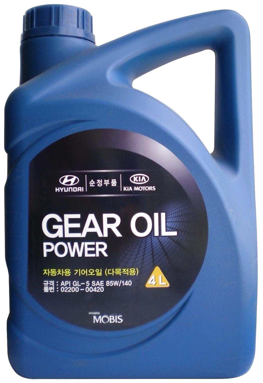 фото Трансмиссионное масло hyundai gear oil power sae 85w-140 gl-5 (4л) hyundai-kia, 220000420