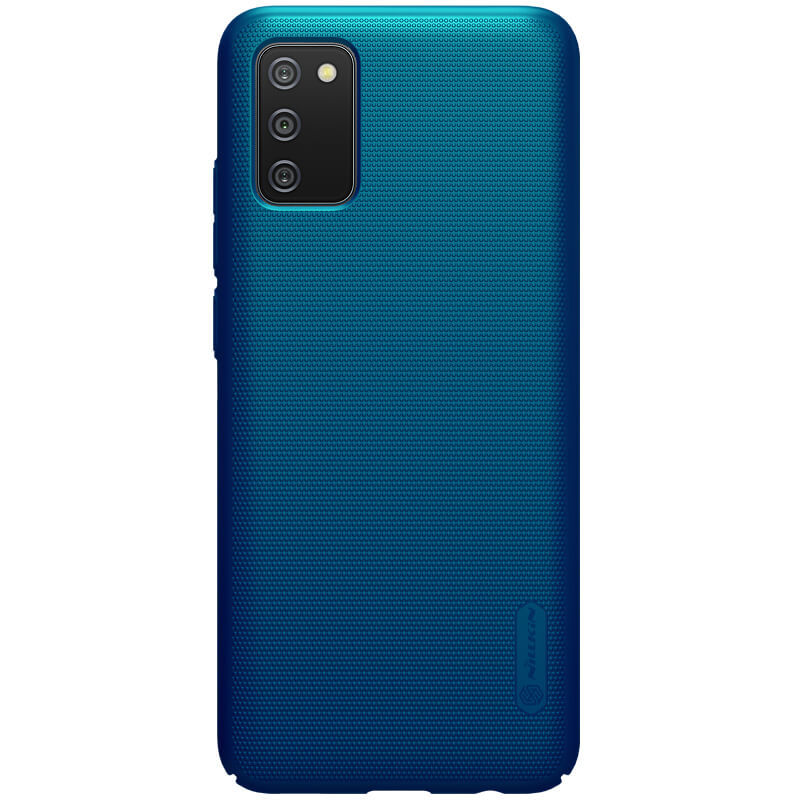 

Накладка Nillkin Super Frosted Shield для Samsung Galaxy A02S, синий, Super Frosted Shield