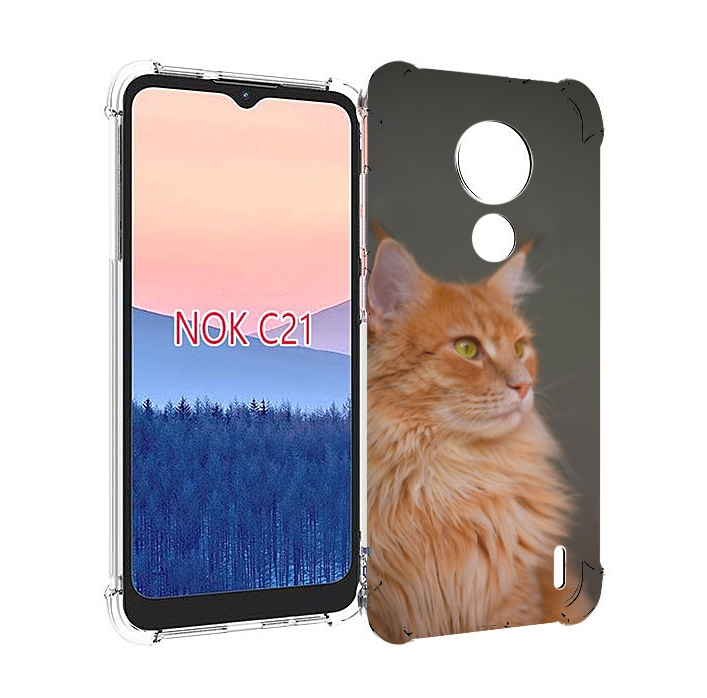 Чехол MyPads кошка меи?н кун 1 для Nokia C21